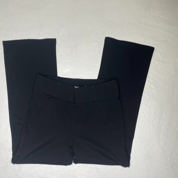 Betabrand Pants - Betabrand Boot-Cut Two- Pocket Yoga Dress Pants Black Women’s Size L petite
